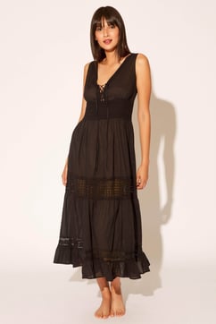 bleu-rod-beattie-cover-ups-s-black-cover-up-maxi-dress-31927925473455